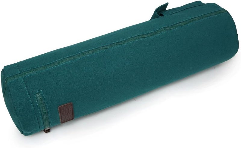 Fremous Yoga Mat Bag,Full-zip Exercise Yoga Mat Canvas Carry Bag for Women and Men - Double Storage Pocket,Easy Access Zipper, Adjustable Shoulder Strap and Handle,Fits Most Mat - Image 2